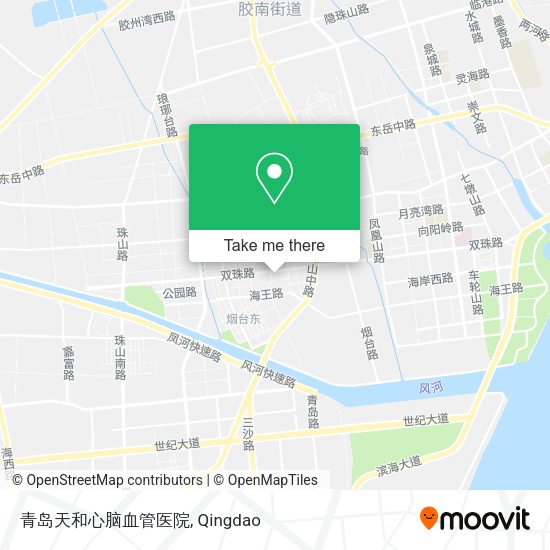 青岛天和心脑血管医院 map