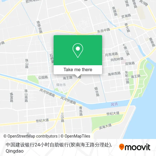 中国建设银行24小时自助银行(胶南海王路分理处) map