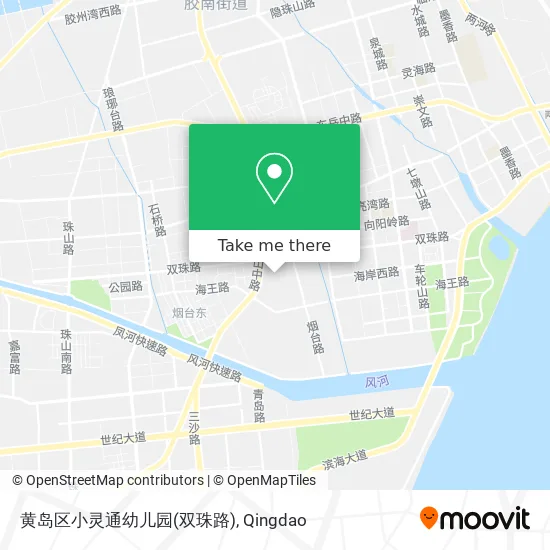 黄岛区小灵通幼儿园(双珠路) map