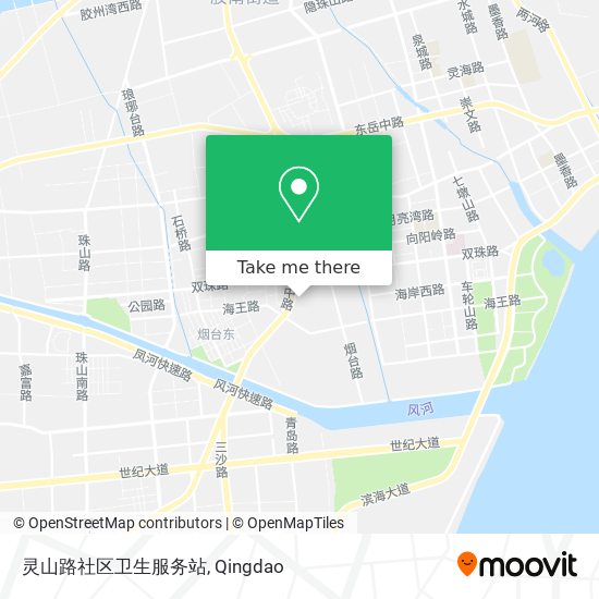 灵山路社区卫生服务站 map