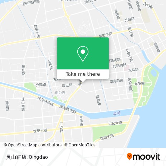 灵山鞋店 map