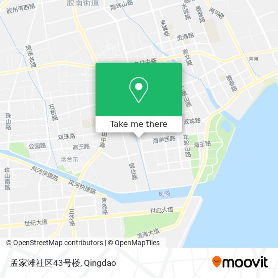 孟家滩社区43号楼 map