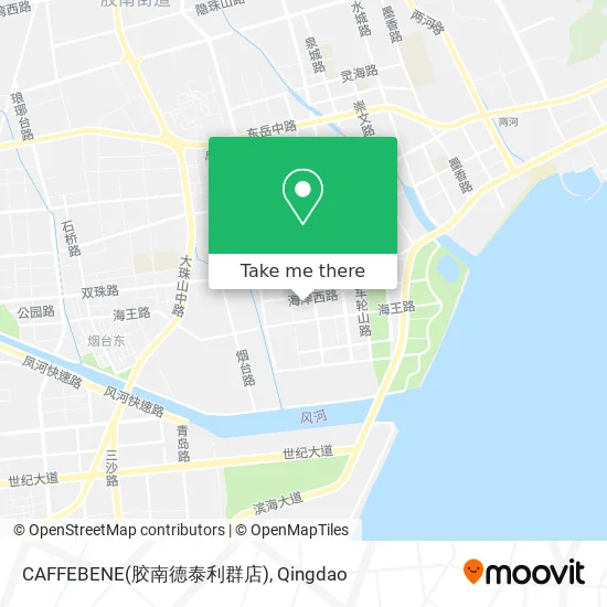 CAFFEBENE(胶南德泰利群店) map