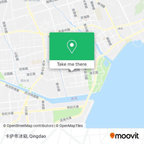 卡萨帝冰箱 map