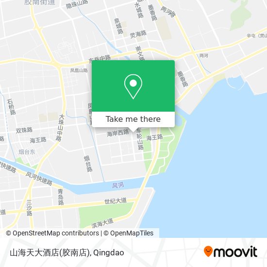 山海天大酒店(胶南店) map
