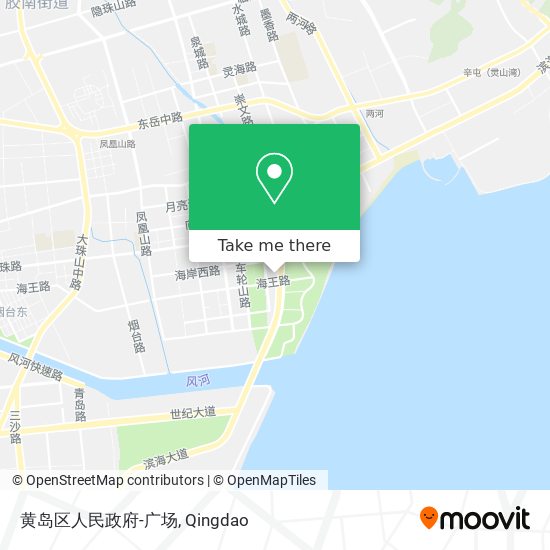 黄岛区人民政府-广场 map