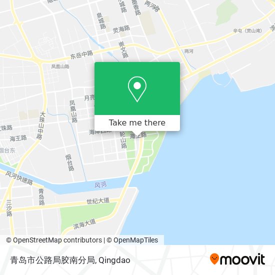 青岛市公路局胶南分局 map