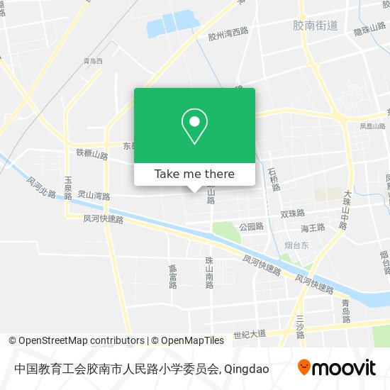 中国教育工会胶南市人民路小学委员会 map