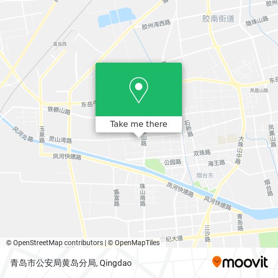 青岛市公安局黄岛分局 map