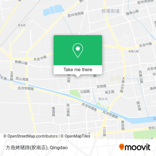 方燕烤猪蹄(胶南店) map