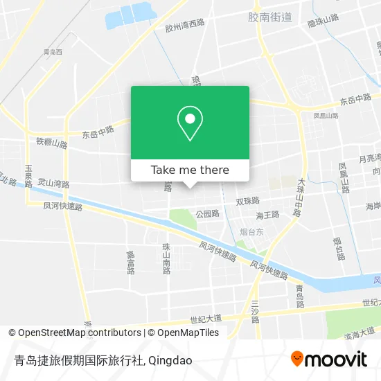 青岛捷旅假期国际旅行社 map