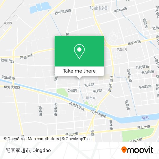 迎客家超市 map