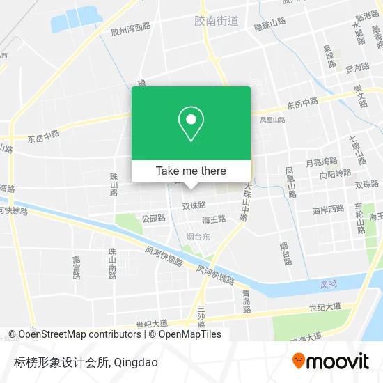 标榜形象设计会所 map