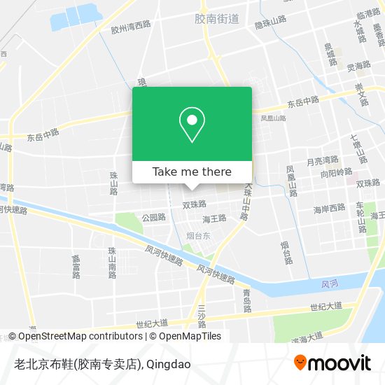 老北京布鞋(胶南专卖店) map