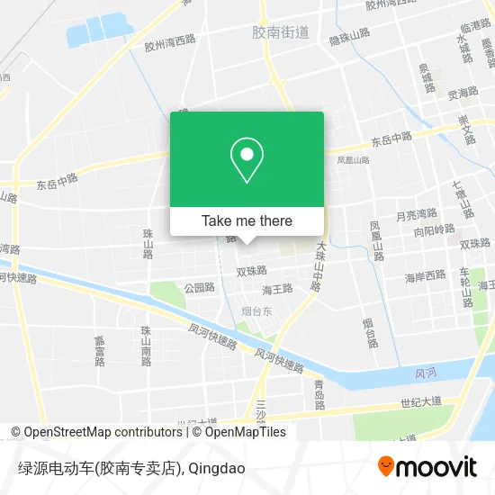 绿源电动车(胶南专卖店) map