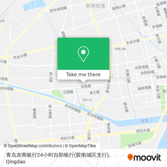 青岛农商银行24小时自助银行(胶南城区支行) map