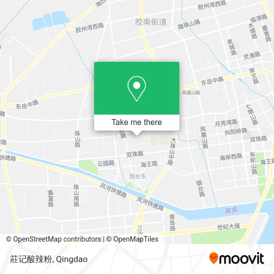 莊记酸辣粉 map