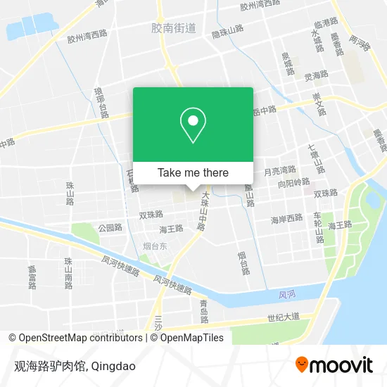 观海路驴肉馆 map