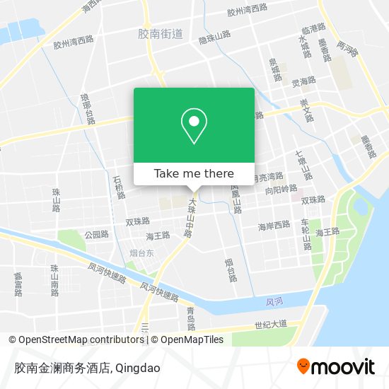 胶南金澜商务酒店 map