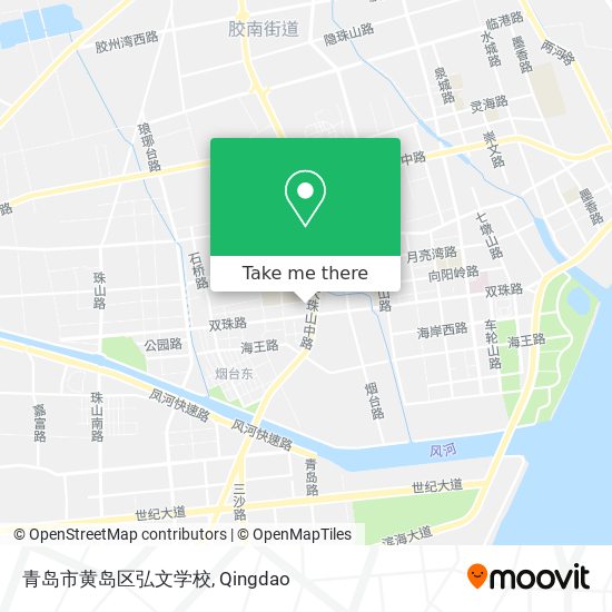 青岛市黄岛区弘文学校 map