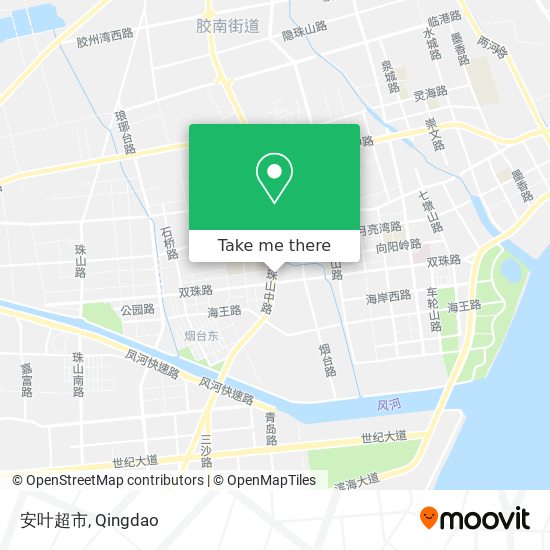 安叶超市 map