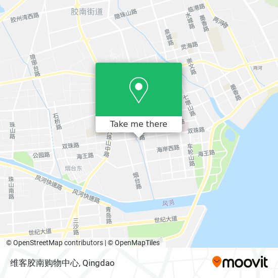 维客胶南购物中心 map