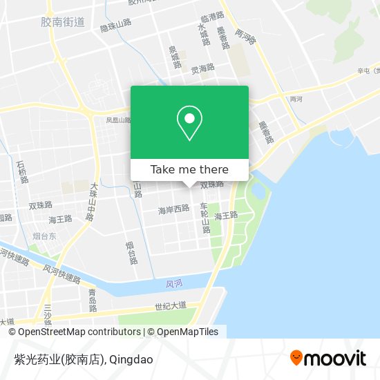 紫光药业(胶南店) map