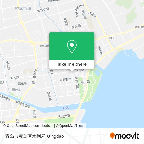 青岛市黄岛区水利局 map