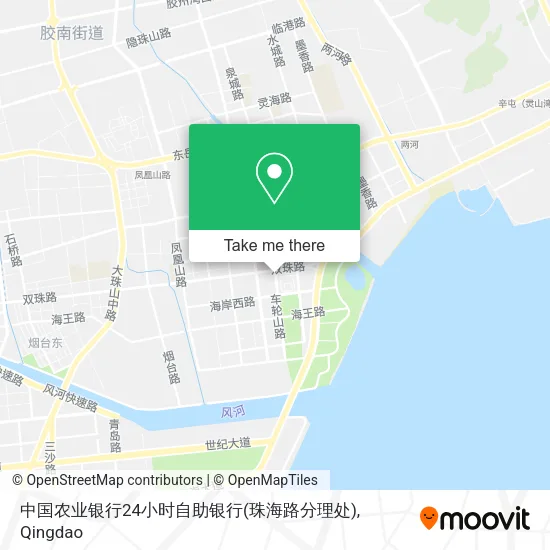 中国农业银行24小时自助银行(珠海路分理处) map