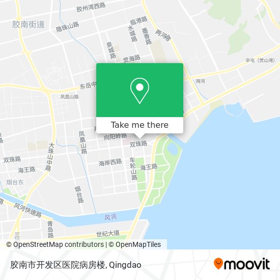 胶南市开发区医院病房楼 map