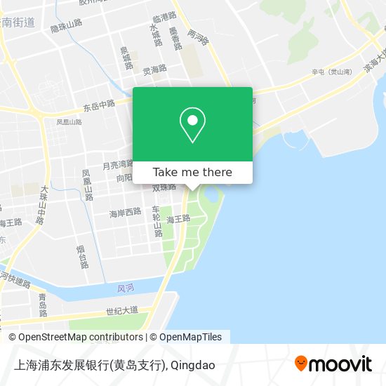 上海浦东发展银行(黄岛支行) map