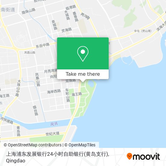 上海浦东发展银行24小时自助银行(黄岛支行) map