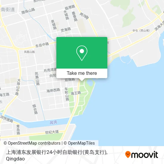 上海浦东发展银行24小时自助银行(黄岛支行) map