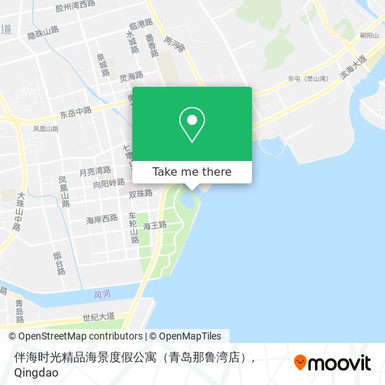 伴海时光精品海景度假公寓（青岛那鲁湾店） map