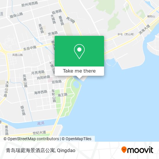 青岛瑞庭海景酒店公寓 map
