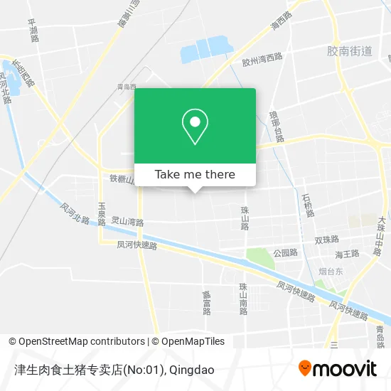 津生肉食土猪专卖店(No:01) map