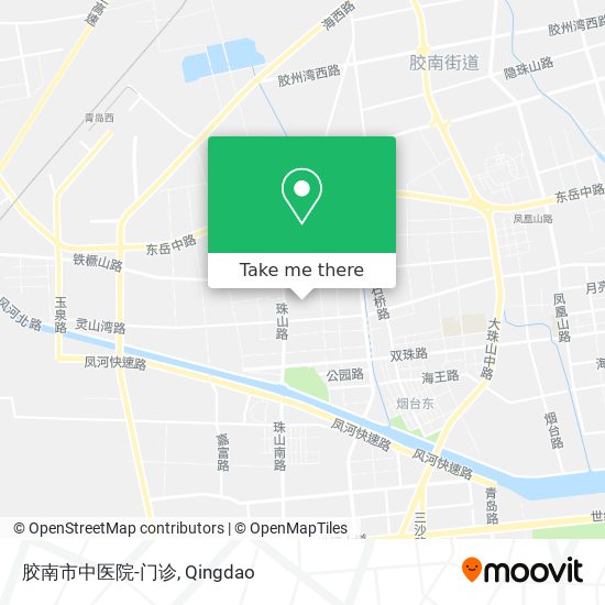 胶南市中医院-门诊 map