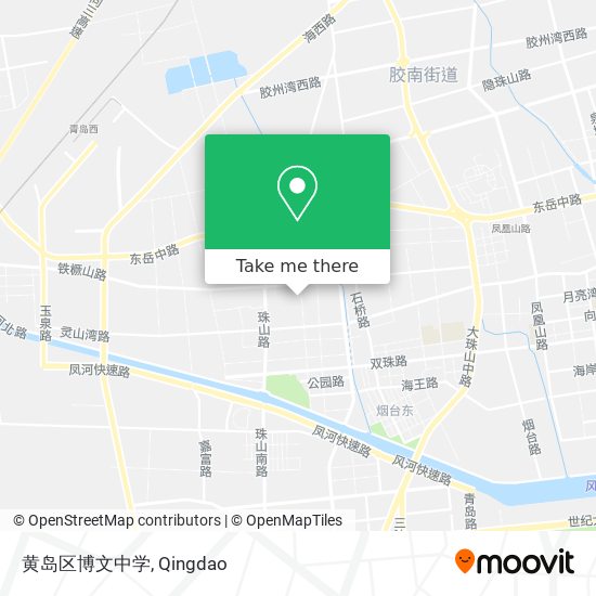 黄岛区博文中学 map