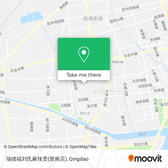 瑞德福刘氏麻辣烫(胶南店) map