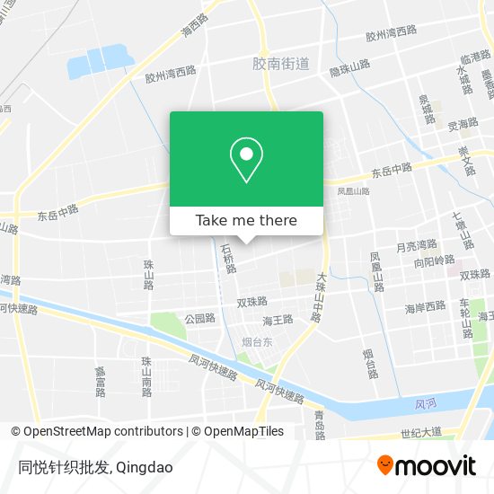 同悦针织批发 map