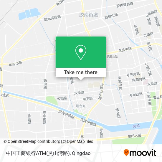 中国工商银行ATM(灵山湾路) map
