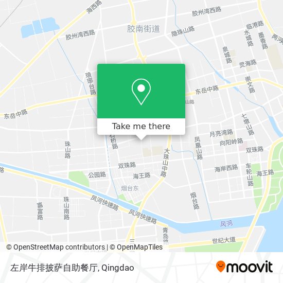 左岸牛排披萨自助餐厅 map