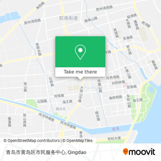 青岛市黄岛区市民服务中心 map