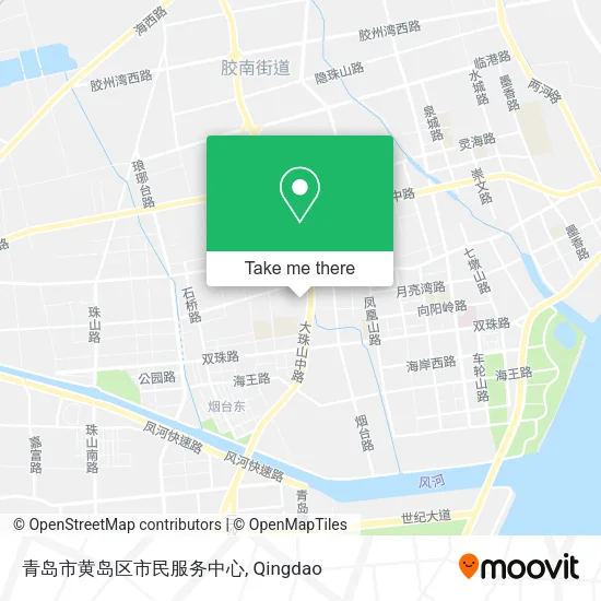 青岛市黄岛区市民服务中心 map