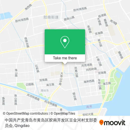 中国共产党青岛市黄岛区胶南开发区豆金河村支部委员会 map