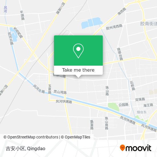 吉安小区 map