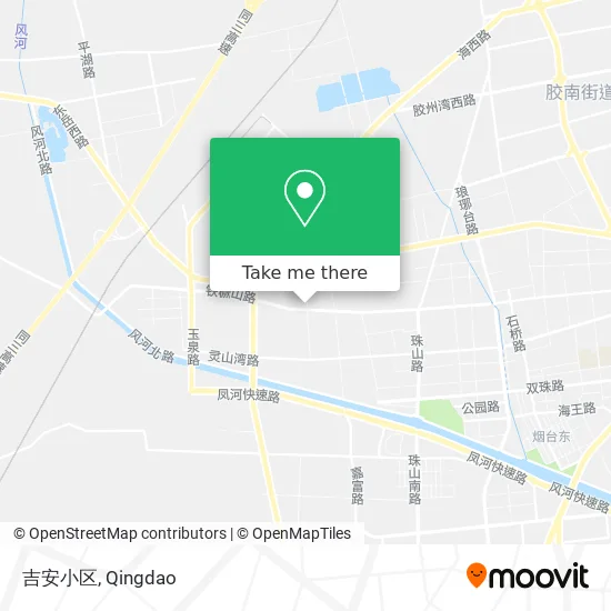 吉安小区 map