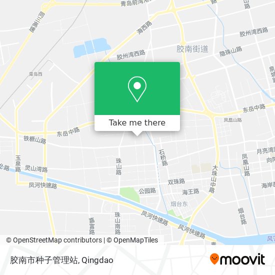 胶南市种子管理站 map