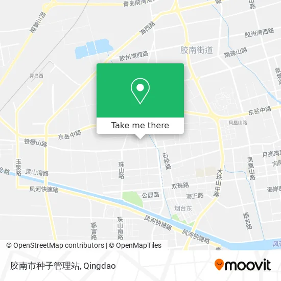 胶南市种子管理站 map