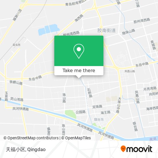 天福小区 map
